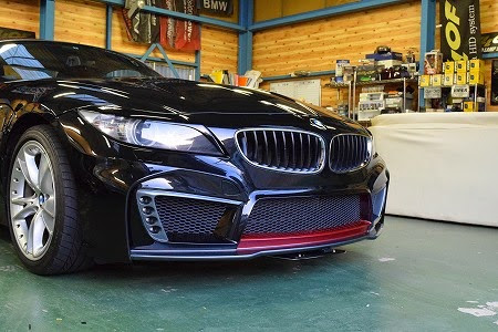 BMW/E89/Z4にGLANZENフロントエアロ取り付け « テクニカル京都