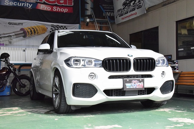 BMW X5.X6 F15.F16 車高調整付きアジャストスプリング　ローダウン